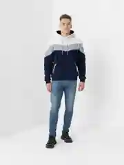 Темно-синий толстовка с капюшоном мужская