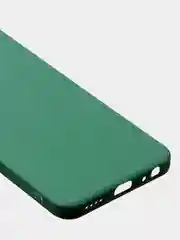 Зеленый чехол для Vivo Y21 / Vivo Y33S, матовый с дополнительной защитой камеры