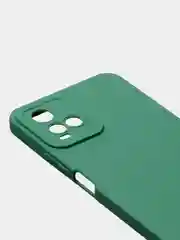 Зеленый чехол для Vivo Y21 / Vivo Y33S, матовый с дополнительной защитой камеры