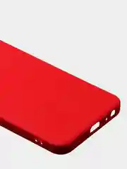 Красный чехол для Vivo Y21 / Vivo Y33S, матовый с дополнительной защитой камеры