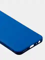 Синий чехол для Vivo Y21 / Vivo Y33S, матовый с дополнительной защитой камеры