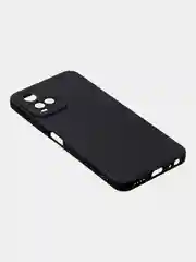 Черный чехол для Vivo Y21 / Vivo Y33S, матовый с дополнительной защитой камеры