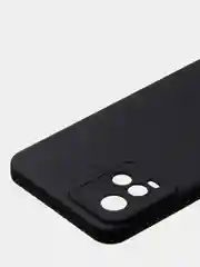 Черный чехол для Vivo Y21 / Vivo Y33S, матовый с дополнительной защитой камеры