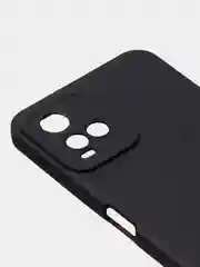Черный чехол для Vivo Y21 / Vivo Y33S, матовый с дополнительной защитой камеры