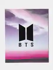 Красный тетрадь в клетку "BTS", 48 листов