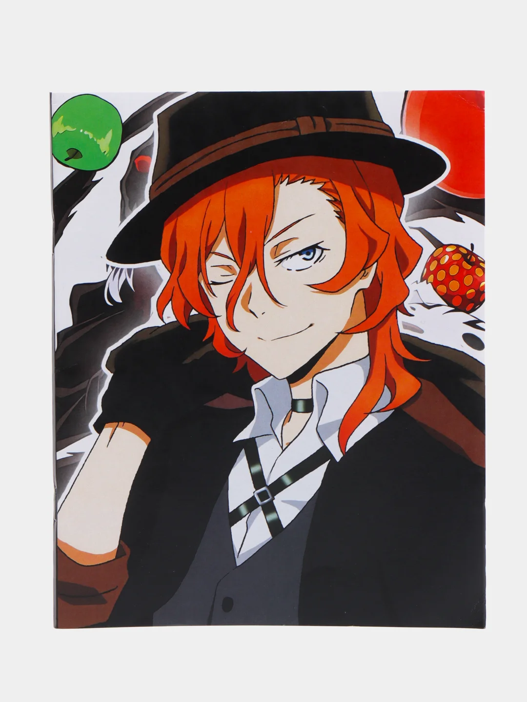 Золотой тетрадь Bungou stray dogs, 48 листов, в клетку