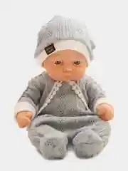 Голубой кукла Пупс реалистичная, 25 см