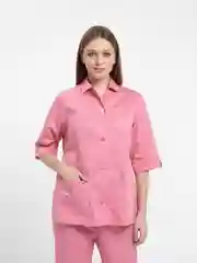 Розовый медицинский костюм № 2