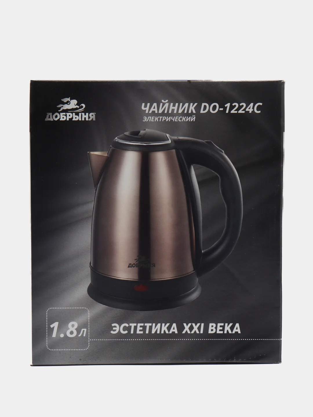 Чайник электрический Добрыня DO-1224C, шампань, 1,8 л