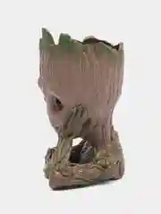 Тёмно-зелёный горшок для цветов Малыш Грут, кашпо Groot,  Ваза