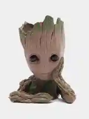 Тёмно-зелёный горшок для цветов Малыш Грут, кашпо Groot,  Ваза