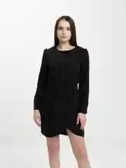 Платье женское, с юбкой-тюльпан и рукавами, однотонное