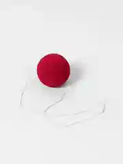 Вишнёвый нос клоуна с резинкой, 1 штука