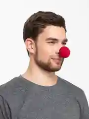 Вишнёвый нос клоуна с резинкой, 1 штука