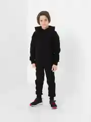 Черный спортивный костюм утепленный