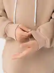 Бежевый худи ALGA