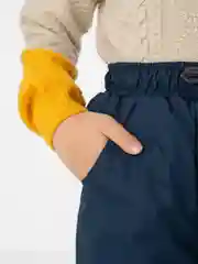 Серый утеплённые зимние детские брюки