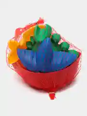 Красный набор для песочницы, 4 формочки
