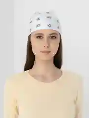 Белый бандана унисекс, с классическим принтом