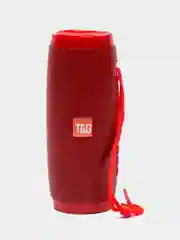 Красный портативная Bluetooth-колонка TG 157, с радио и светомузыкой, беспроводная