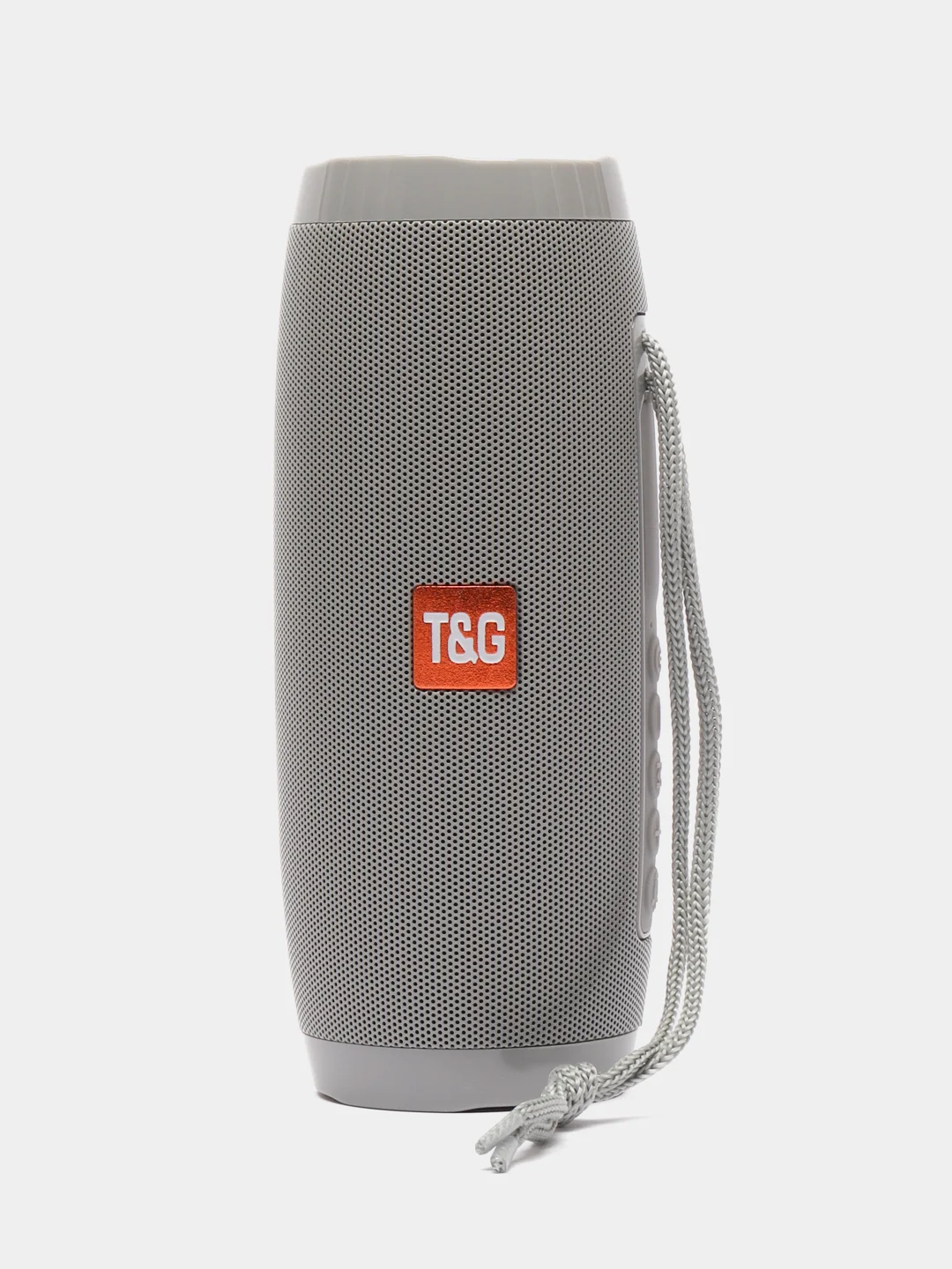 Серый портативная Bluetooth-колонка TG 157, с радио и светомузыкой, беспроводная