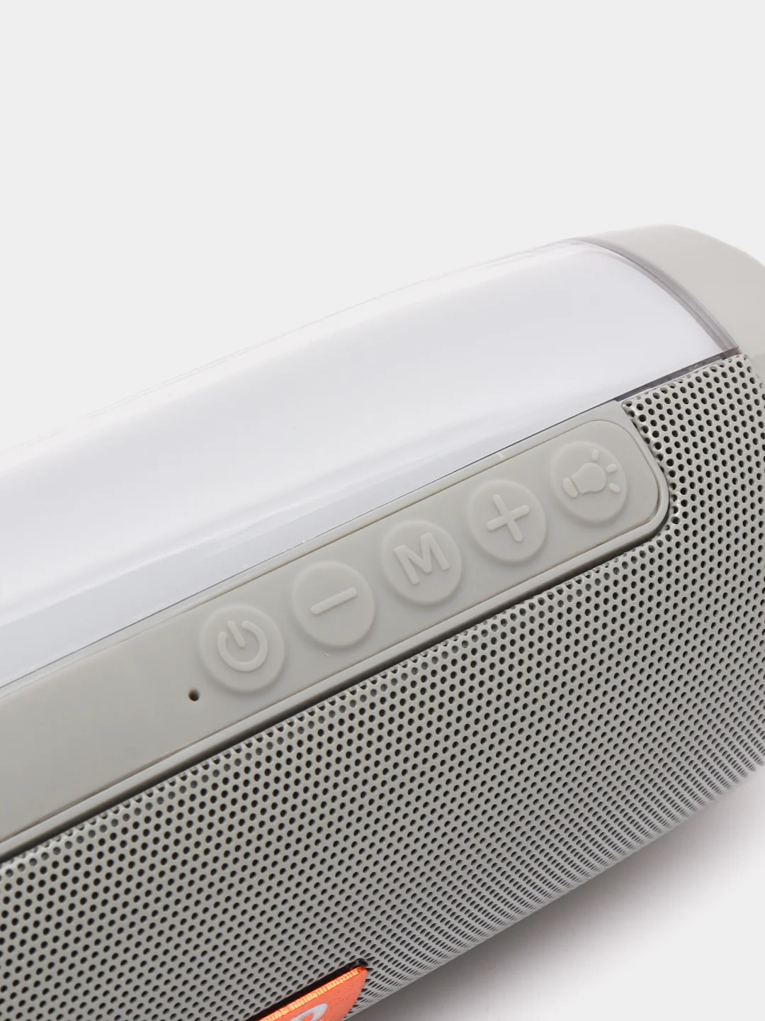 Серый портативная Bluetooth-колонка TG 157, с радио и светомузыкой, беспроводная