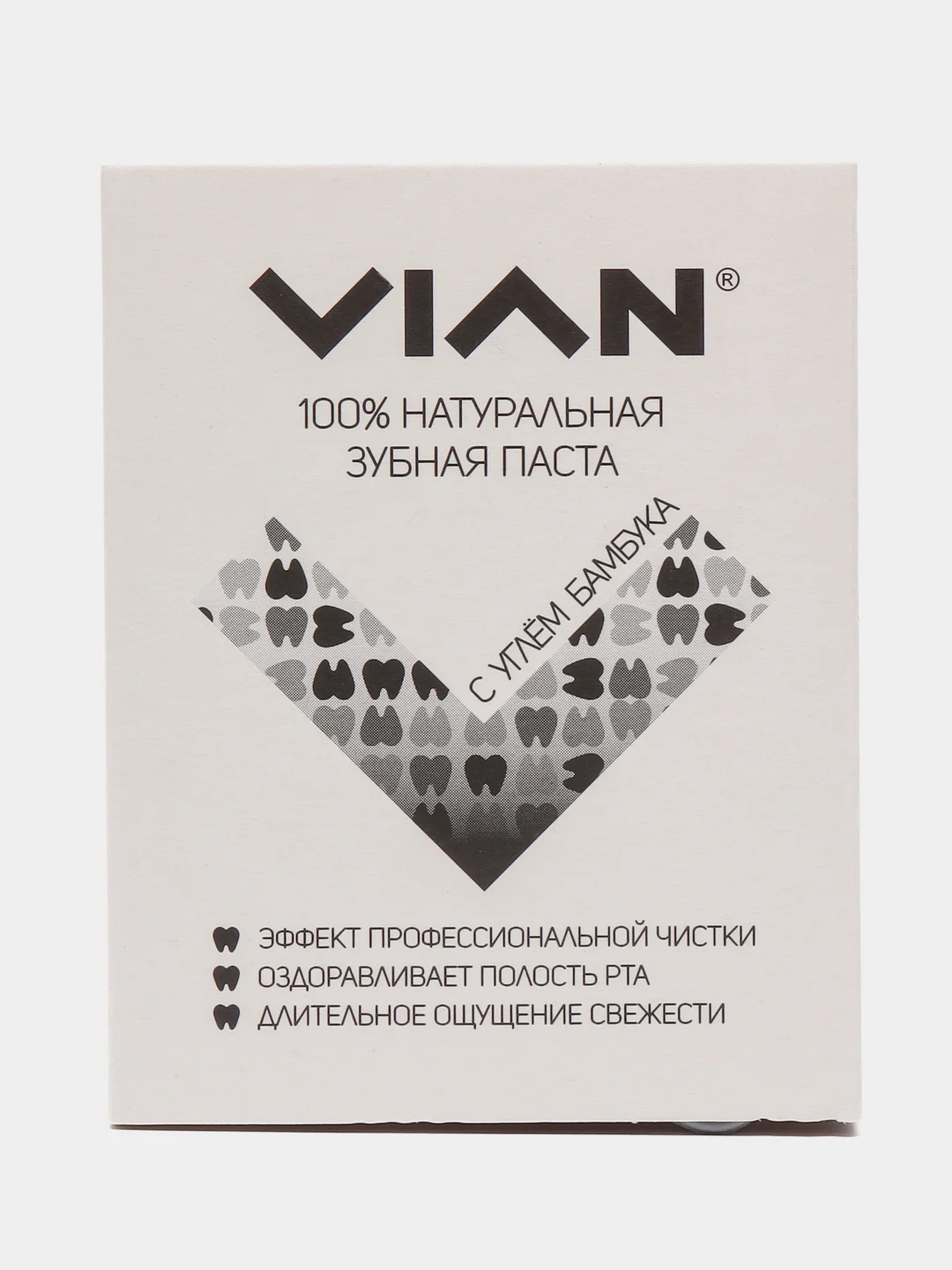 Угольный зубная паста натуральная VIAN / ВИАН