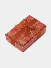 Коробочка подарочная под кулон, серьги, кольцо "Роза", блестящая, 8 см х 5 см х 3 см