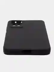 Черный чехол для Xiaomi Redmi Note 11 Pro / 11E Pro силиконовый BROSCORP матовый c защитой камер