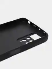 Черный чехол для Xiaomi Redmi Note 11 Pro / 11E Pro силиконовый BROSCORP матовый c защитой камер