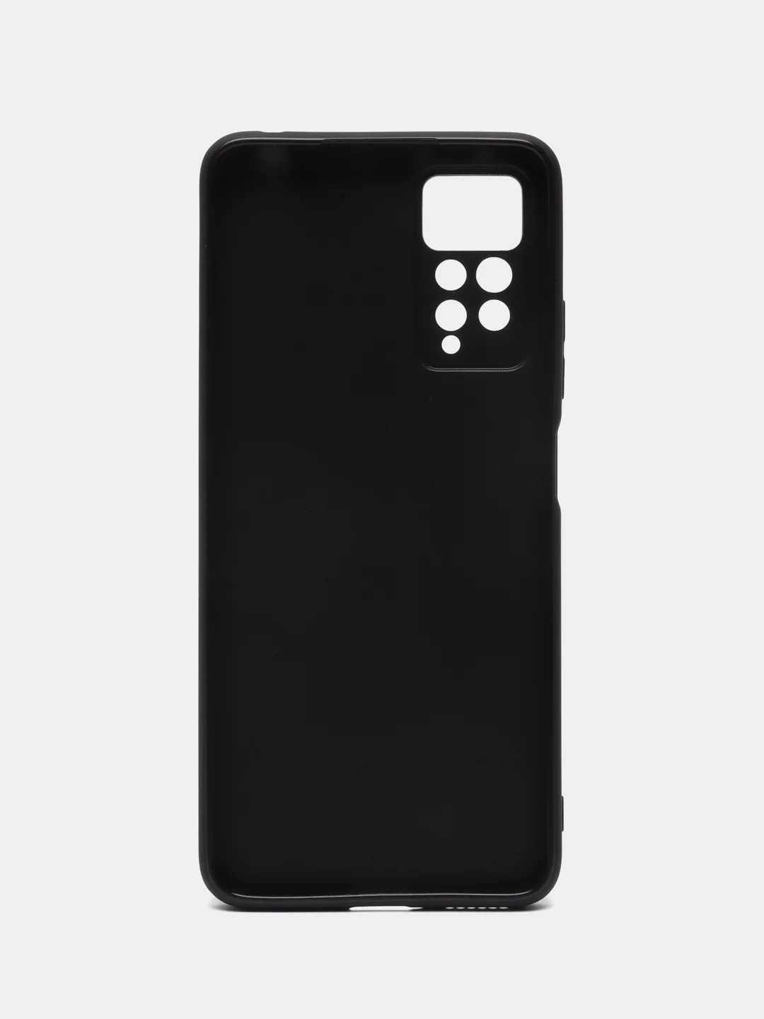 Черный чехол для Xiaomi Redmi Note 11 Pro / 11E Pro силиконовый BROSCORP матовый c защитой камер