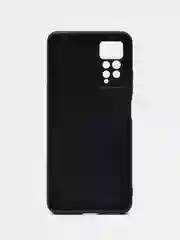 Черный чехол для Xiaomi Redmi Note 11 Pro / 11E Pro силиконовый BROSCORP матовый c защитой камер