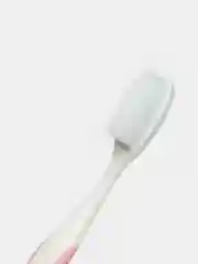Розовый силиконовая зубная щетка