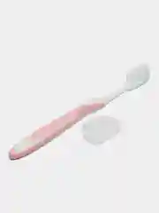 Розовый силиконовая зубная щетка