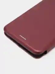 Багровый realme C55, C21, C21Y, С25, C30, C31, C33, C35, C3, 8i, 9, 9i, 10, C11, C15 чехол книжка