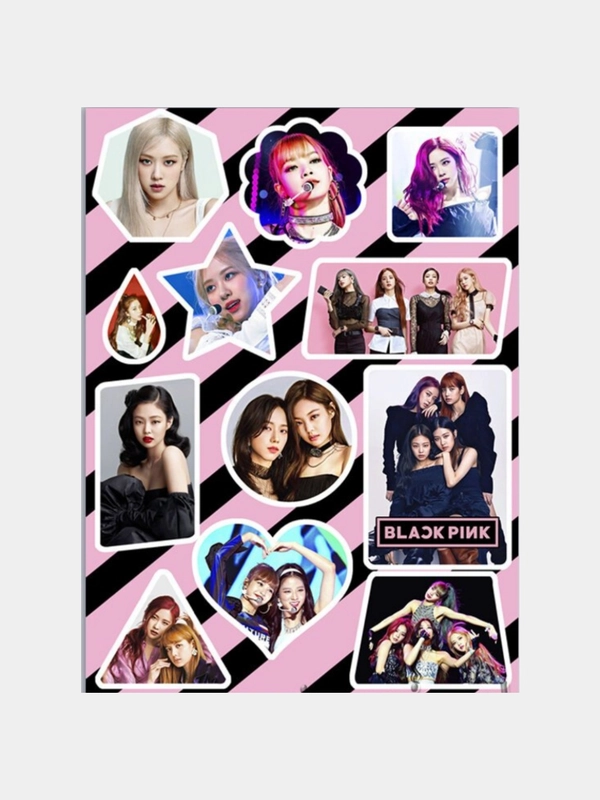 Наклейки Кпоп Black Pink Kpop