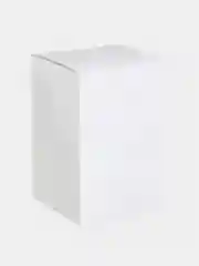 Белый ваза декоративная, пластик, 19.5 x 13 см