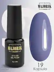 Гель-лак для ногтей Majorik Kapsula, оттенки синего, 18-25, 28, 8 г
