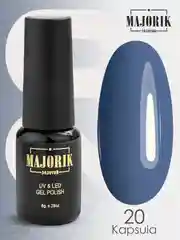 Гель-лак для ногтей Majorik Kapsula, оттенки синего, 18-25, 28, 8 г