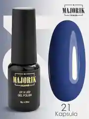 Гель-лак для ногтей Majorik Kapsula, оттенки синего, 18-25, 28, 8 г