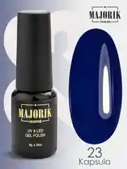 Гель-лак для ногтей Majorik Kapsula, оттенки синего, 18-25, 28, 8 г