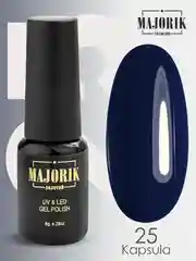 Гель-лак для ногтей Majorik Kapsula, оттенки синего, 18-25, 28, 8 г