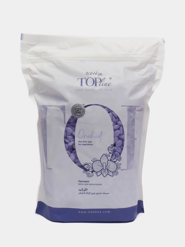 Воск полимерный для депиляции Italwax Top Line Orchid Италвакс Орхидея, 750 грамм