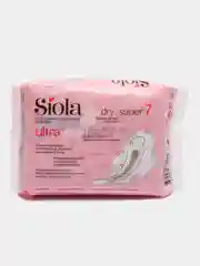 Гигиенические прокладки Siola Ultra Dry Super, 5 капель, 7 штук