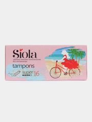 Тампоны Siola Super, 4 капли, 16 штук