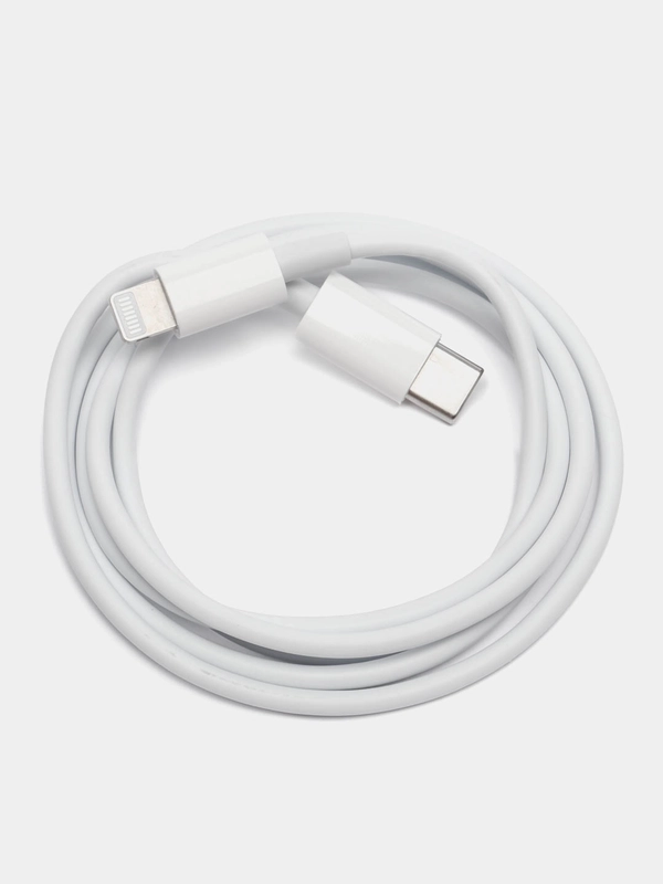 Кабель lightning для iPhone, iPad, USB-C, 18/20 Ватт, 1 метр