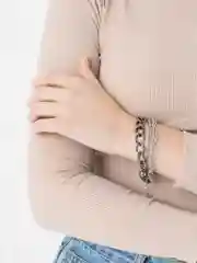 Золотой женский браслет-цепочка