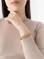 Золотой женский браслет-цепочка