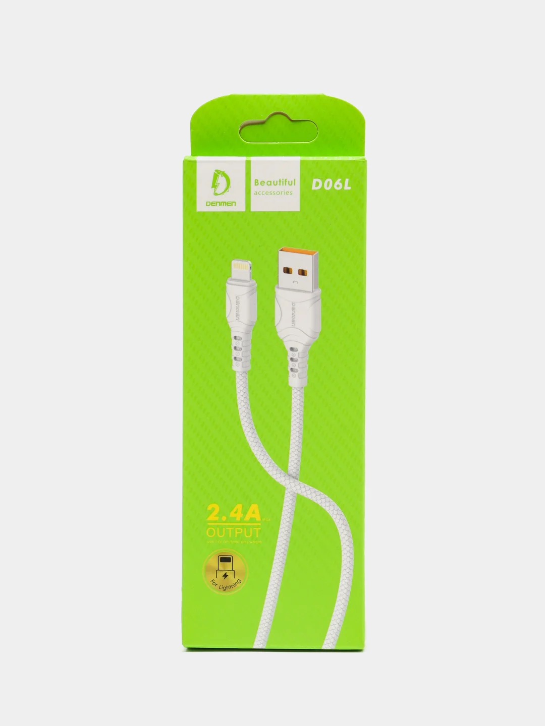Зеленый кабель, зарядник Lightning-USB для iPhone, iPad, провод быстрой зарядки для айфона