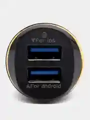 Черный автомобильное зарядное устройство, 2 USB, 3.1 А